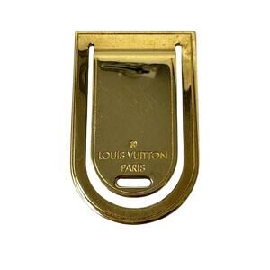 Louis Vuitton LV Gold Money Clip